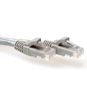 ACT Grey 20 meter U/UTP CAT6 patch cable snagless with RJ45 connectors