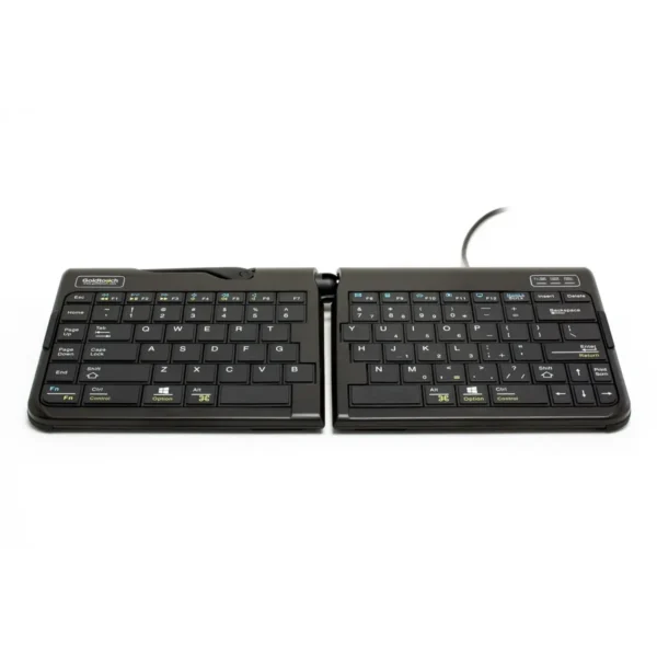 BakkerElkhuizen Goldtouch Travel Go2 Wired keyboard Office USB QWERTY UK English Black