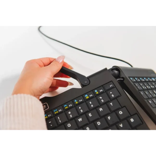 BakkerElkhuizen Goldtouch Travel Go2 Wired keyboard Office USB QWERTY UK English Black