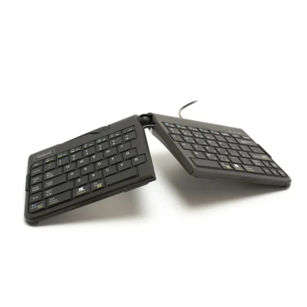 BakkerElkhuizen Goldtouch Travel Go2 Wired keyboard Office USB QWERTY UK English Black