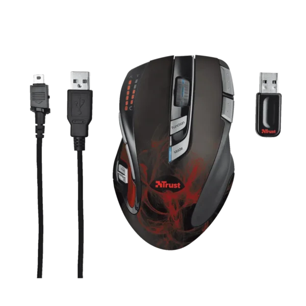Trust 18471 mouse Gaming RF Wireless Laser 5600 DPI