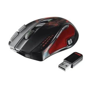 Trust 18471 mouse Gaming RF Wireless Laser 5600 DPI