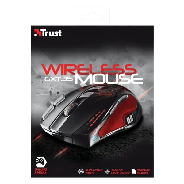 Trust 18471 mouse Gaming RF Wireless Laser 5600 DPI