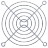 InLine Fan Guard Metal Chromium Plated, 92x92mm