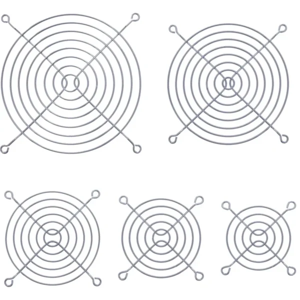 InLine Fan Guard Metal Chromium Plated, 92x92mm