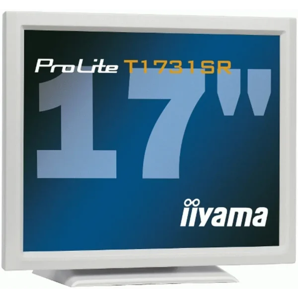 iiyama ProLite T1731SR-1 computer monitor 43.2 cm (17″) 1280 x 1024 pixels LED Touchscreen Tabletop White
