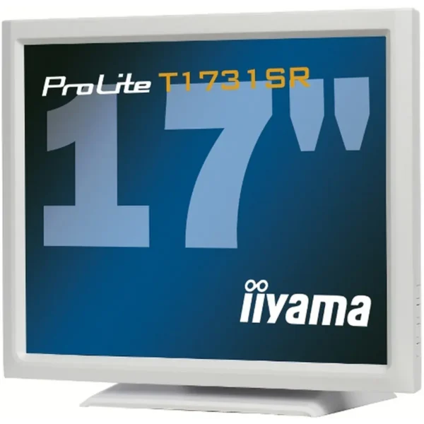 iiyama ProLite T1731SR-1 computer monitor 43.2 cm (17″) 1280 x 1024 pixels LED Touchscreen Tabletop White