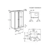 Electrolux EAL6140WOU side-by-side refrigerator Freestanding 570 L G Silver, Stainless steel