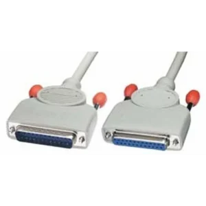 Lindy RS232 cable 5m serial cable Grey 25 pin Sub-D