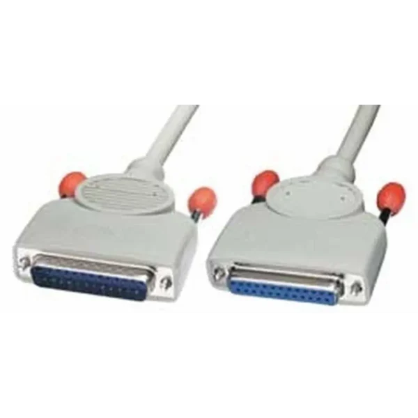 Lindy RS232 cable 5m serial cable Grey 25 pin Sub-D
