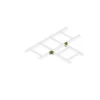 Middle Atlantic Products Horizontal 90 degree Tee Splice Hardware 1 pair