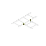 Middle Atlantic Products Horizontal 90 degree Tee Splice Hardware 1 pair