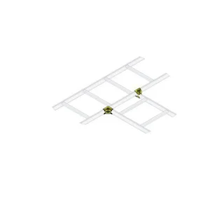 Middle Atlantic Products Horizontal 90 degree Tee Splice Hardware 1 pair