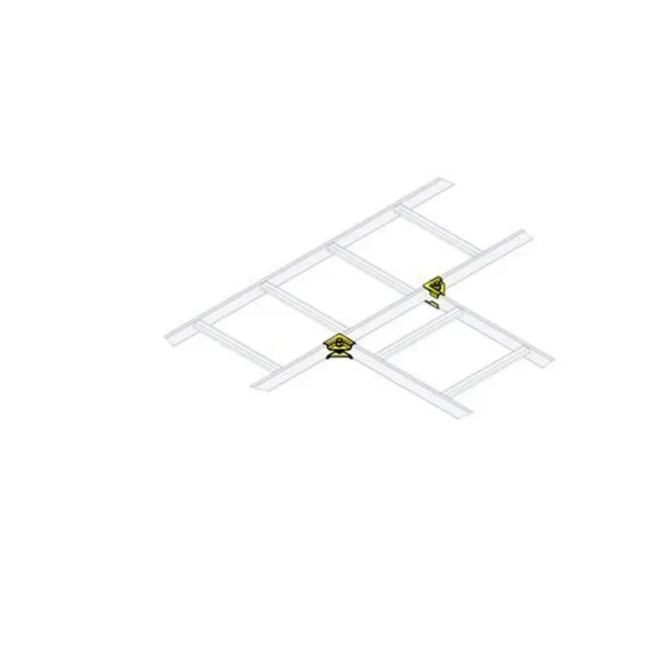 Middle Atlantic Products Horizontal 90 degree Tee Splice Hardware 1 pair