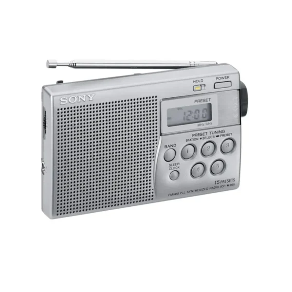 Sony ICF-M260 radio Portable Analog Silver