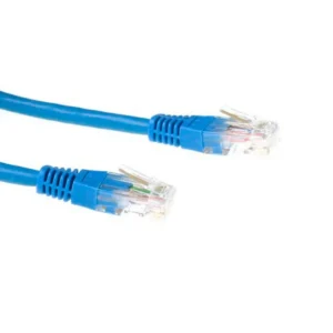 ACT Blue 3 meter LSZH U/UTP CAT6 patch cable with RJ45 connectors