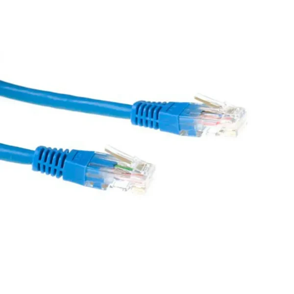 ACT Blue 3 meter LSZH U/UTP CAT6 patch cable with RJ45 connectors