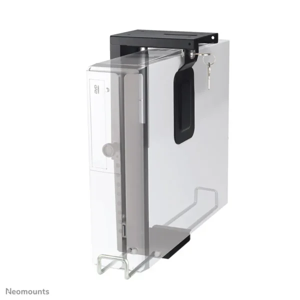 Neomounts CPU-D075BLACK/LK CPU holder – lockable – max 10 kg – universal