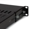 StarTech.com 1U Adjustable Vented Server Rack Mount Shelf – 175lbs – 19.5 to 38in Adjustable Mounting Depth Universal Tray for 19″ AV/ Network Equipment Rack – 27.5in Deep