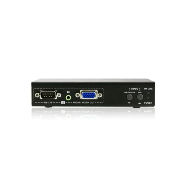 ATEN VE200R AV extender AV receiver Black