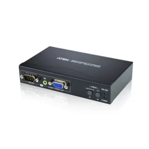 ATEN VE200R AV extender AV receiver Black