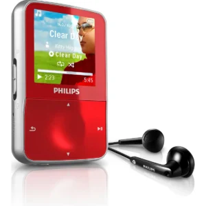 Philips GoGear SA1VBE04RC/17 MP3/MP4 player 4 GB Red, Silver