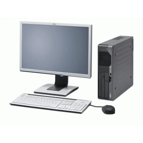 Fujitsu ESPRIMO E5730 E-Star 5.0 Intel® Pentium® E5300 2 GB DDR2-SDRAM 320 GB Intel® GMA 4500M Windows Vista Business SFF PC Black