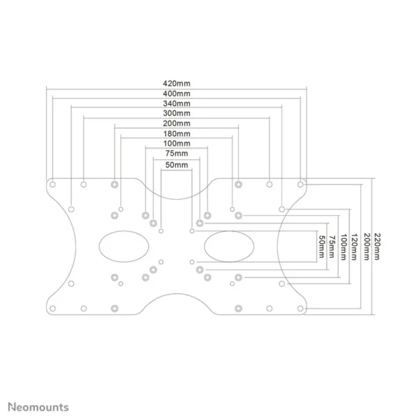 Neomounts FPMA-VESA400 VESA-adapter 22-52″
