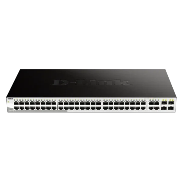 D-Link 48-Port Gigabit Smart Managed Switch with 4 Combo 1000BASE-T/SFP ports