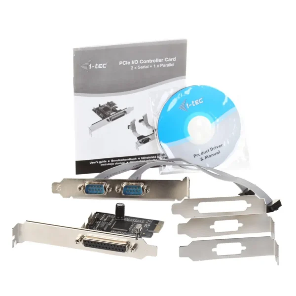 i-tec PCI-Express Card 2x Serial RS232 + 1x Parallel DB25
