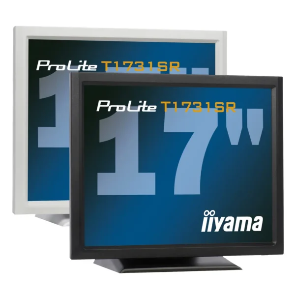 iiyama ProLite T1731SR-1 computer monitor 43.2 cm (17″) 1280 x 1024 pixels LED Touchscreen Tabletop Black