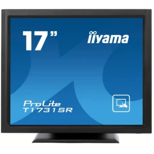 iiyama ProLite T1731SR-1 computer monitor 43.2 cm (17″) 1280 x 1024 pixels LED Touchscreen Tabletop Black