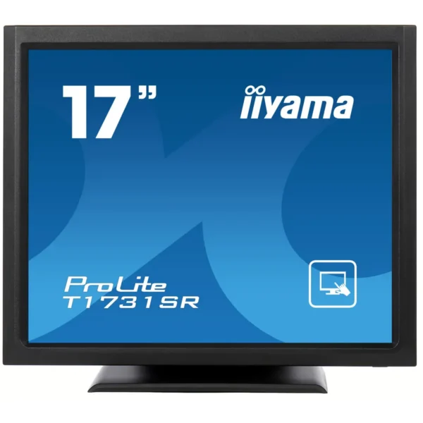 iiyama ProLite T1731SR-1 computer monitor 43.2 cm (17″) 1280 x 1024 pixels LED Touchscreen Tabletop Black