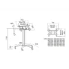 Multibrackets M Public Display Stand 110 HD Tilt & Table Silver