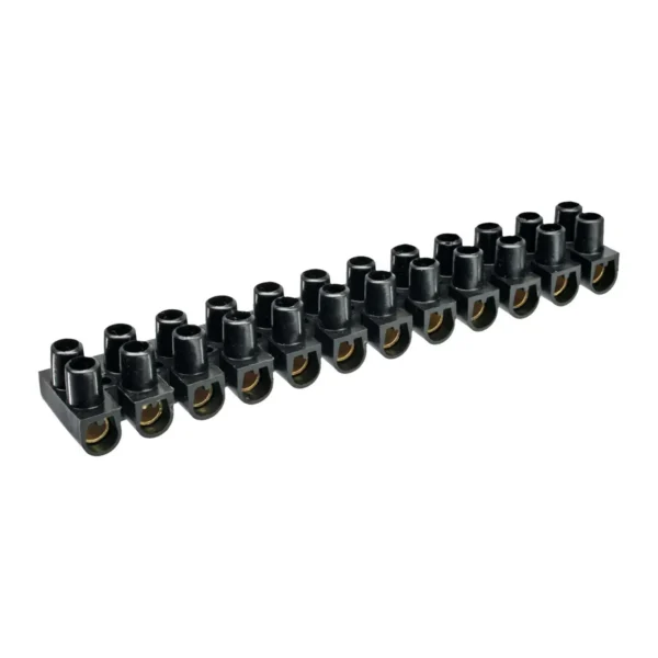 InLine Terminal Strip 6mm² 12 Port black 10 pcs.