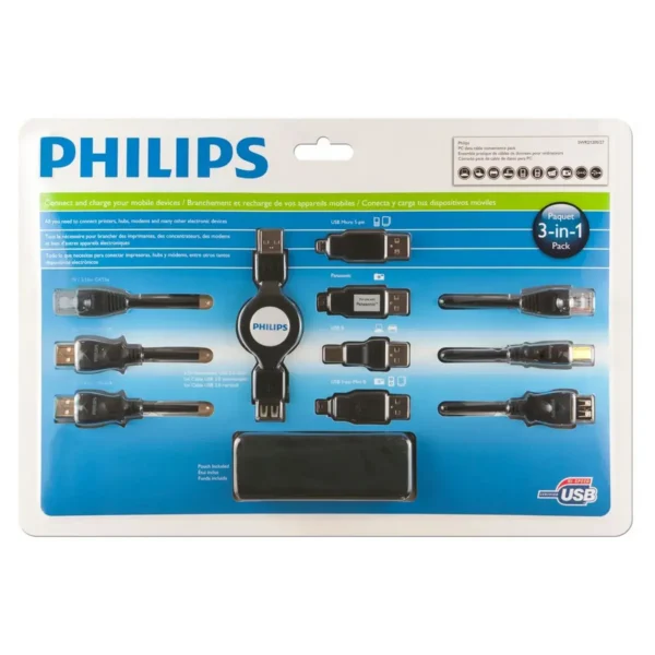 Philips SWR2120S/27 USB cable USB 2.0 Black
