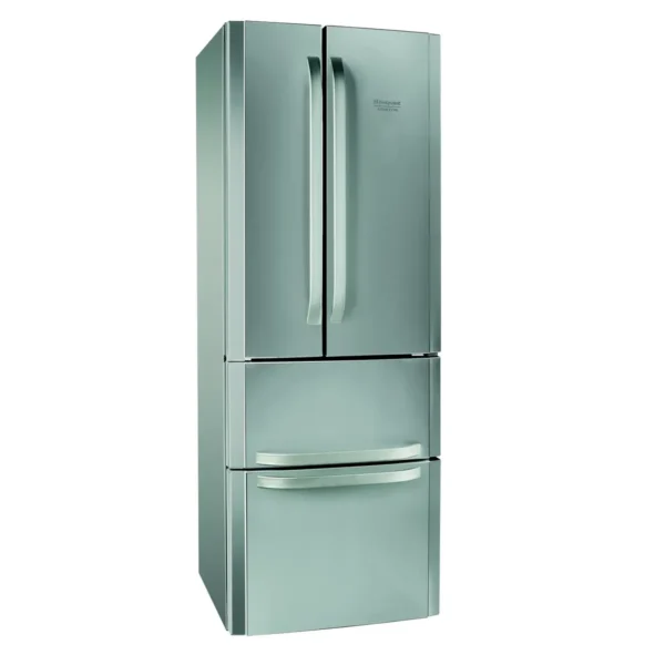 Hotpoint E4D AAA X C side-by-side refrigerator Freestanding 402 L Stainless steel
