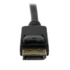 StarTech.com 6ft (1.8m) DisplayPort to VGA Cable – Active DisplayPort to VGA Adapter Cable – 1080p Video – DP to VGA Monitor Cable – DP 1.2 to VGA Converter – Latching DP Connector