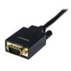 StarTech.com 6ft (1.8m) DisplayPort to VGA Cable – Active DisplayPort to VGA Adapter Cable – 1080p Video – DP to VGA Monitor Cable – DP 1.2 to VGA Converter – Latching DP Connector