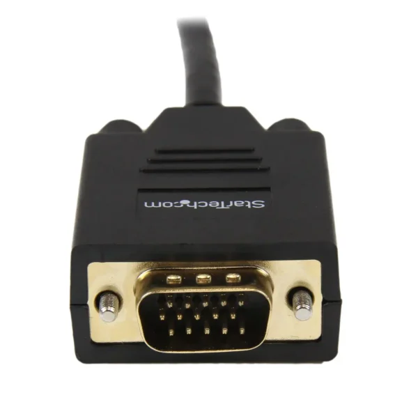 StarTech.com 6ft (1.8m) DisplayPort to VGA Cable – Active DisplayPort to VGA Adapter Cable – 1080p Video – DP to VGA Monitor Cable – DP 1.2 to VGA Converter – Latching DP Connector