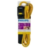 Philips SPS2060A/17 power extension 2.4 m 6 AC outlet(s) Black, Yellow