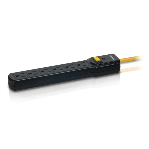 Philips SPS2060A/17 power extension 2.4 m 6 AC outlet(s) Black, Yellow