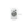 Samsung WF906P4SAWQ washing machine Front-load 9 kg 1400 RPM White