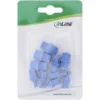 InLine Dust Cover for RJ45 female, blue, 10pcs.