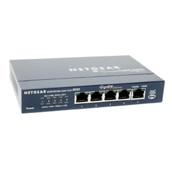 NETGEAR GS105 Unmanaged Gigabit Ethernet (10/100/1000) Blue