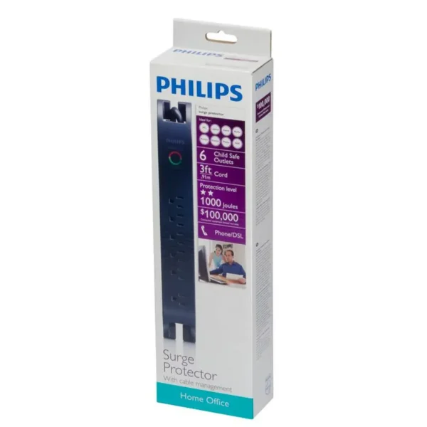 Philips Home Office Surge Protector SPP4061G/17