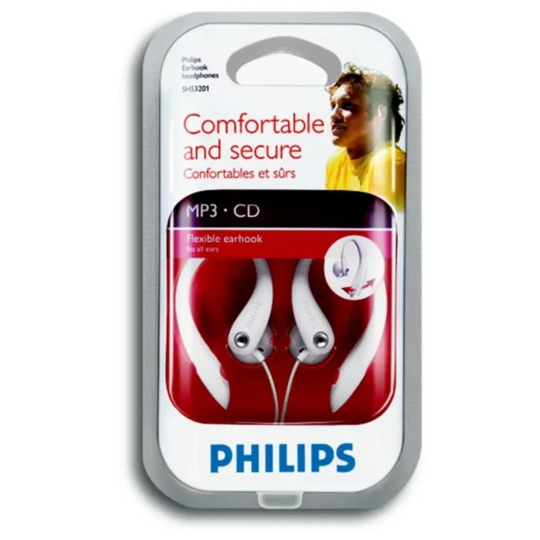 Philips SHS3201/37 headphones/headset Wired Ear-hook, In-ear White