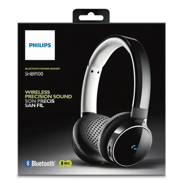 Philips SHB9100/28 headphones/headset Wired & Wireless Head-band Bluetooth Black