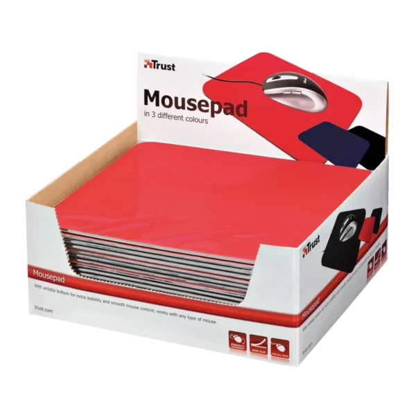 Trust Mousepad Black, Blue, Red