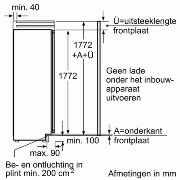 Bosch Serie 8 KIF42P60 fridge Built-in 302 L White
